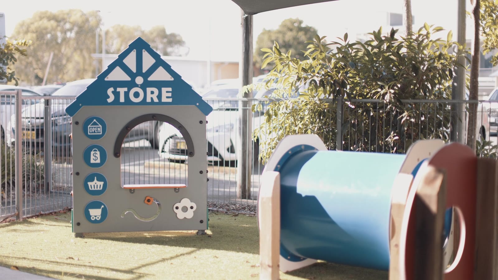 The playground at the Shaping Outcomes early intervention centre